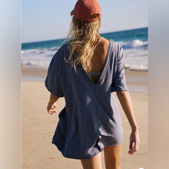 NWOT FP MOVEMENT HOT SHOT TEE ROMPER - Picture 2 of 3